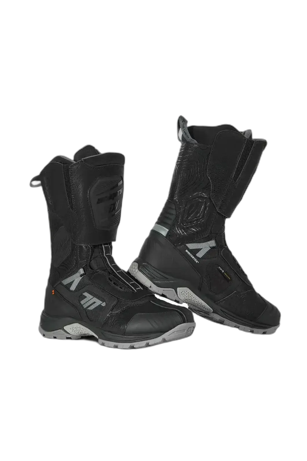 SEVENTY SD-BA6 STELVIO HIGH Botas Di Motociclismo Unisex Negras Grises