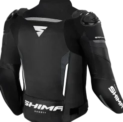 SHIMA Bandit Men's Motorcycle Leather Jacket Black