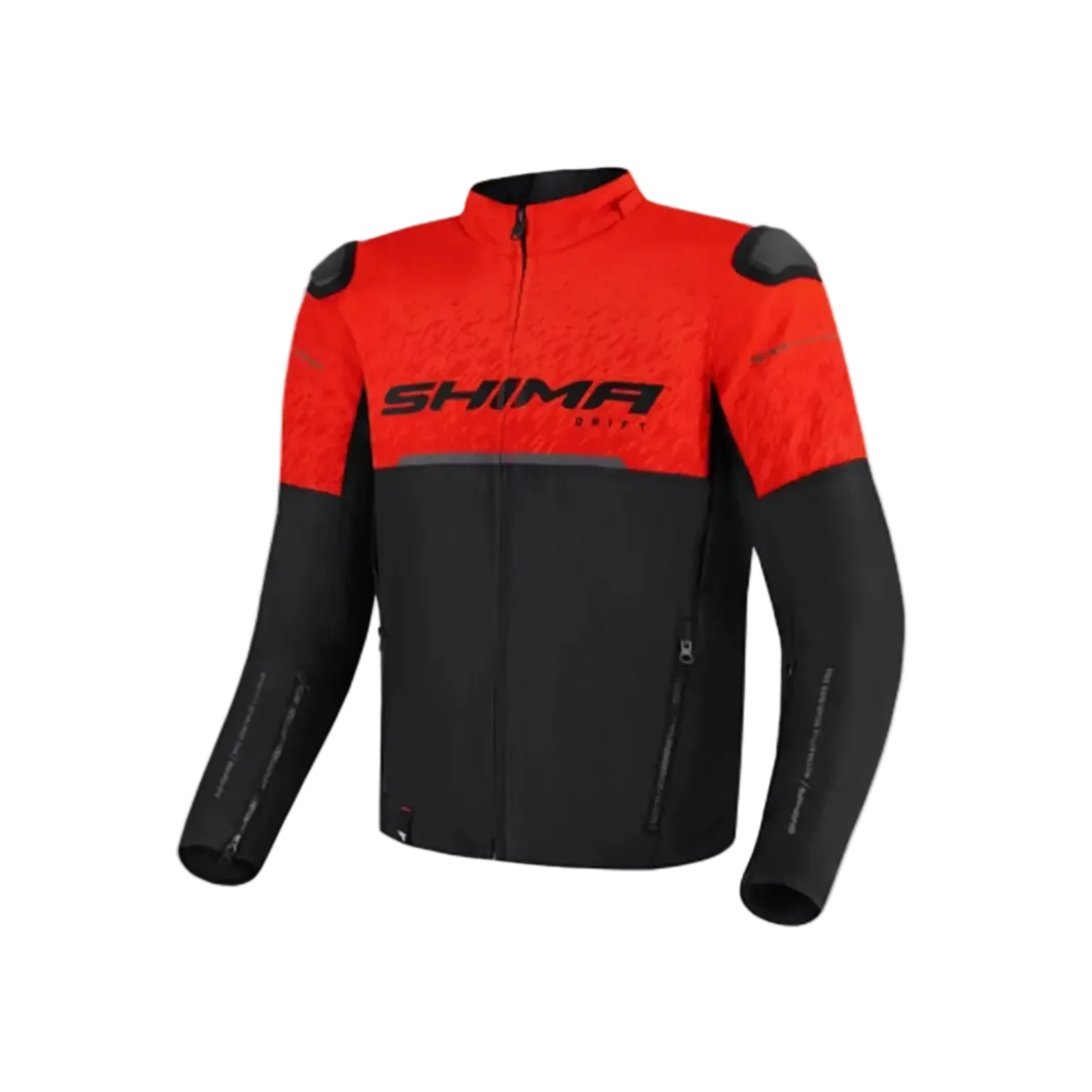 SHIMA Drift Men's Red Motorcycle Fabric Jacket