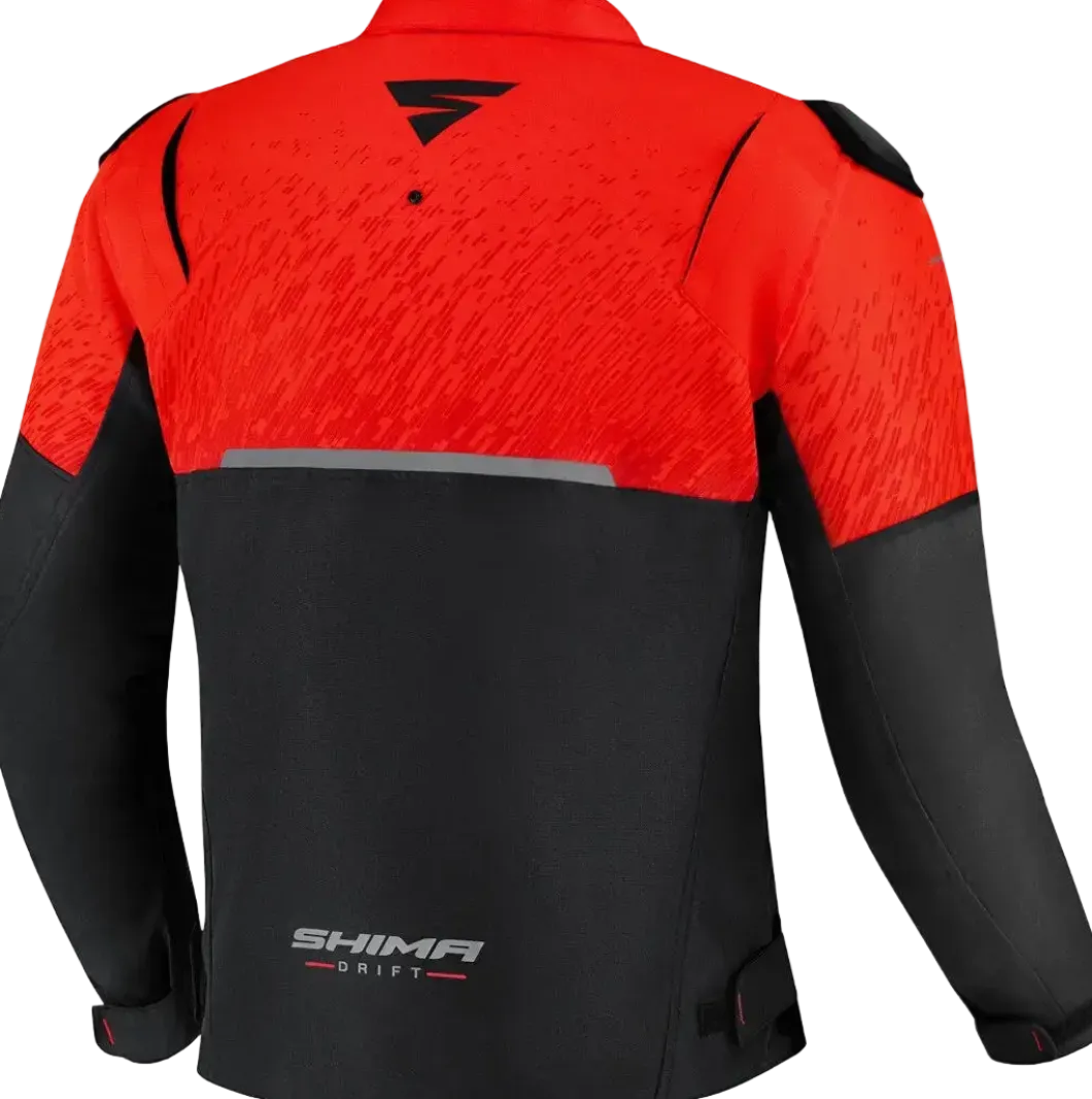 SHIMA Drift Men's Red Motorcycle Fabric Jacket