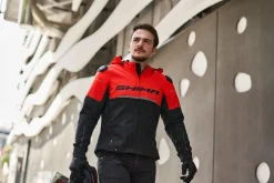 SHIMA Drift Men's Red Motorcycle Fabric Jacket