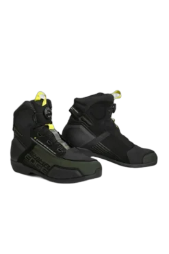 SHIMA EDGE VENTED KHAKI BOOTS