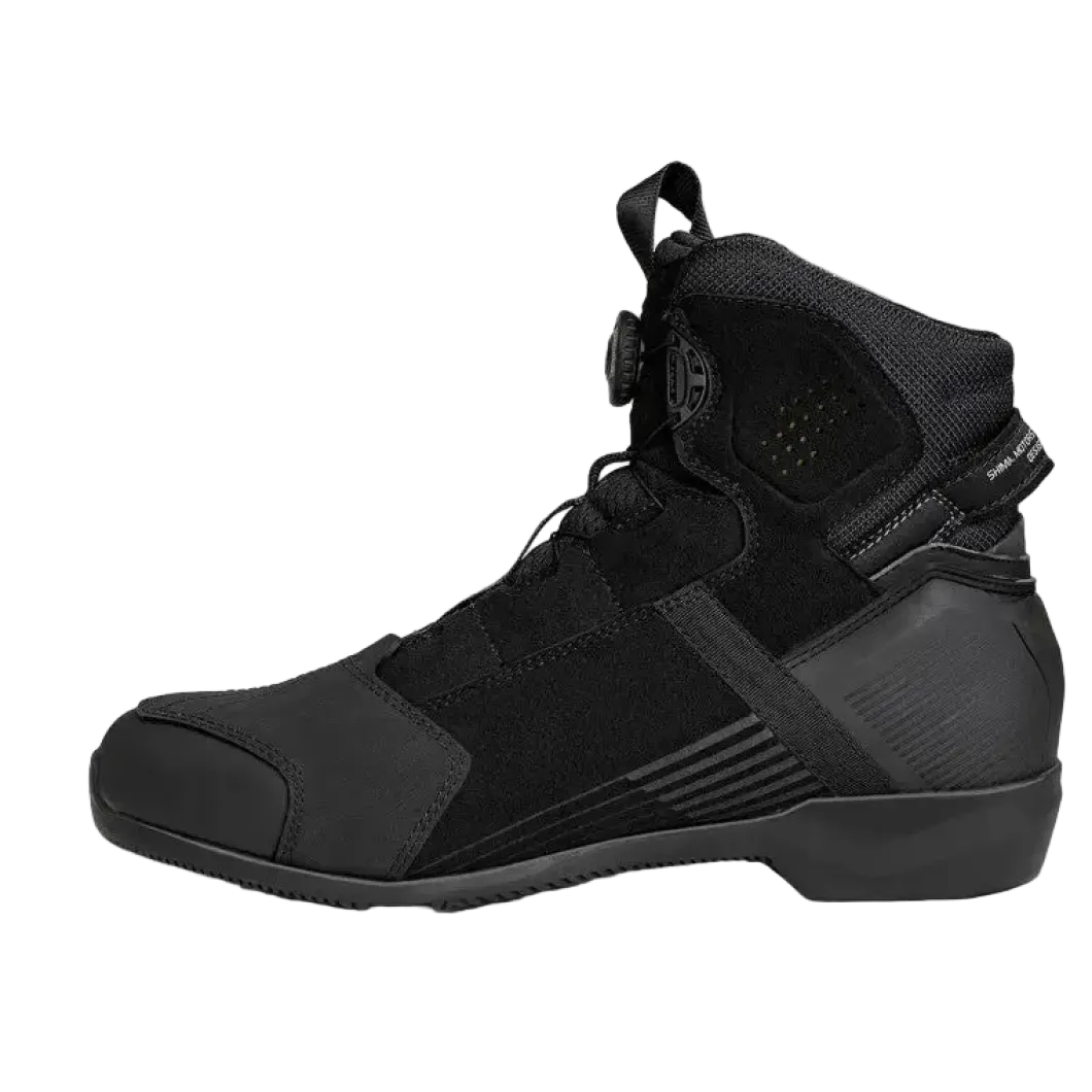 SHIMA EDGE VENTED MEN'S MOTORCYCLE BOOTS BLACK
