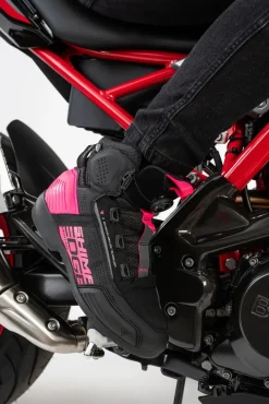 Shima Edge Vented Motorcycle Boots Women's Pink