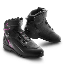 SHIMA ENZO AIR STIVALI MOTO DONNA NERO ROSA