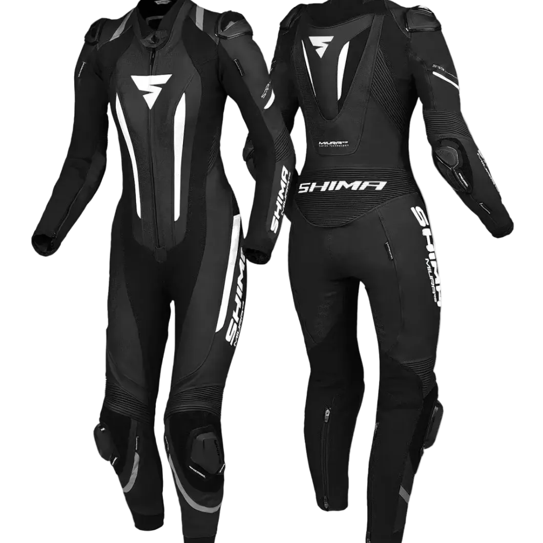 SHIMA MIURA RS 1PC WOMEN'S RACING SUITS BLACK WHITE