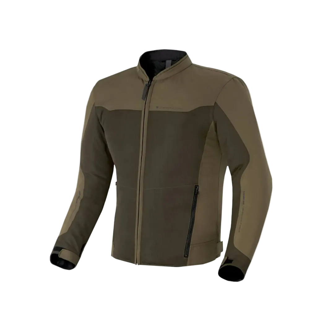 SHIMA Openair Motorcycle Jacket Brown Summer