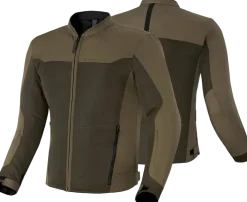 SHIMA Openair Motorcycle Jacket Brown Summer
