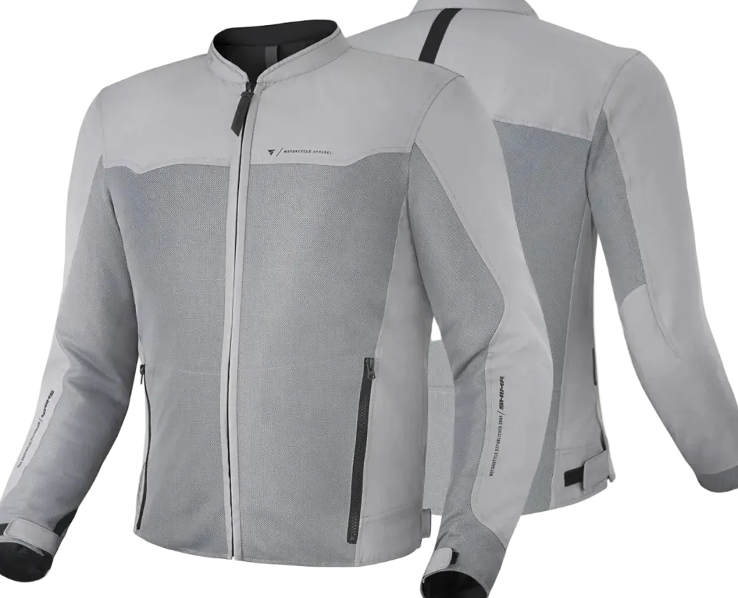 SHIMA Openair Waterproof Fabric Motorcycle Jacket GREY