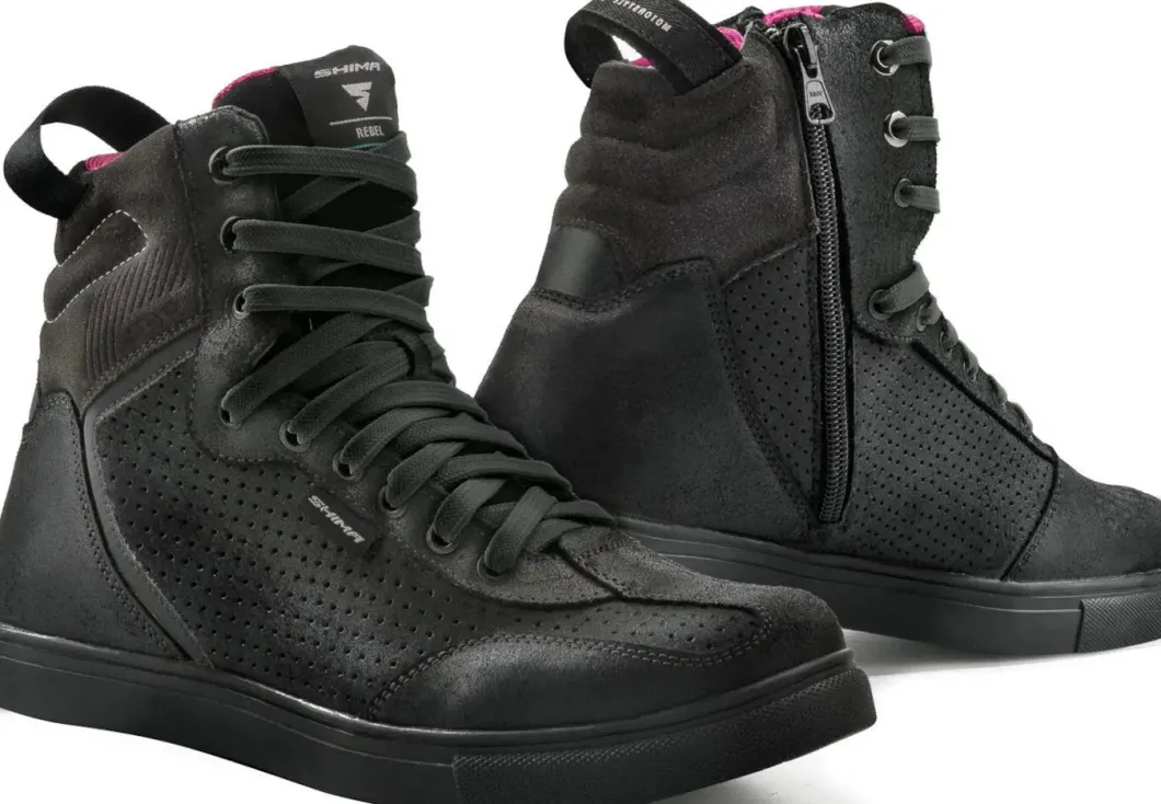 SHIMA REBELDONNA BOOTS BLACK SHOES