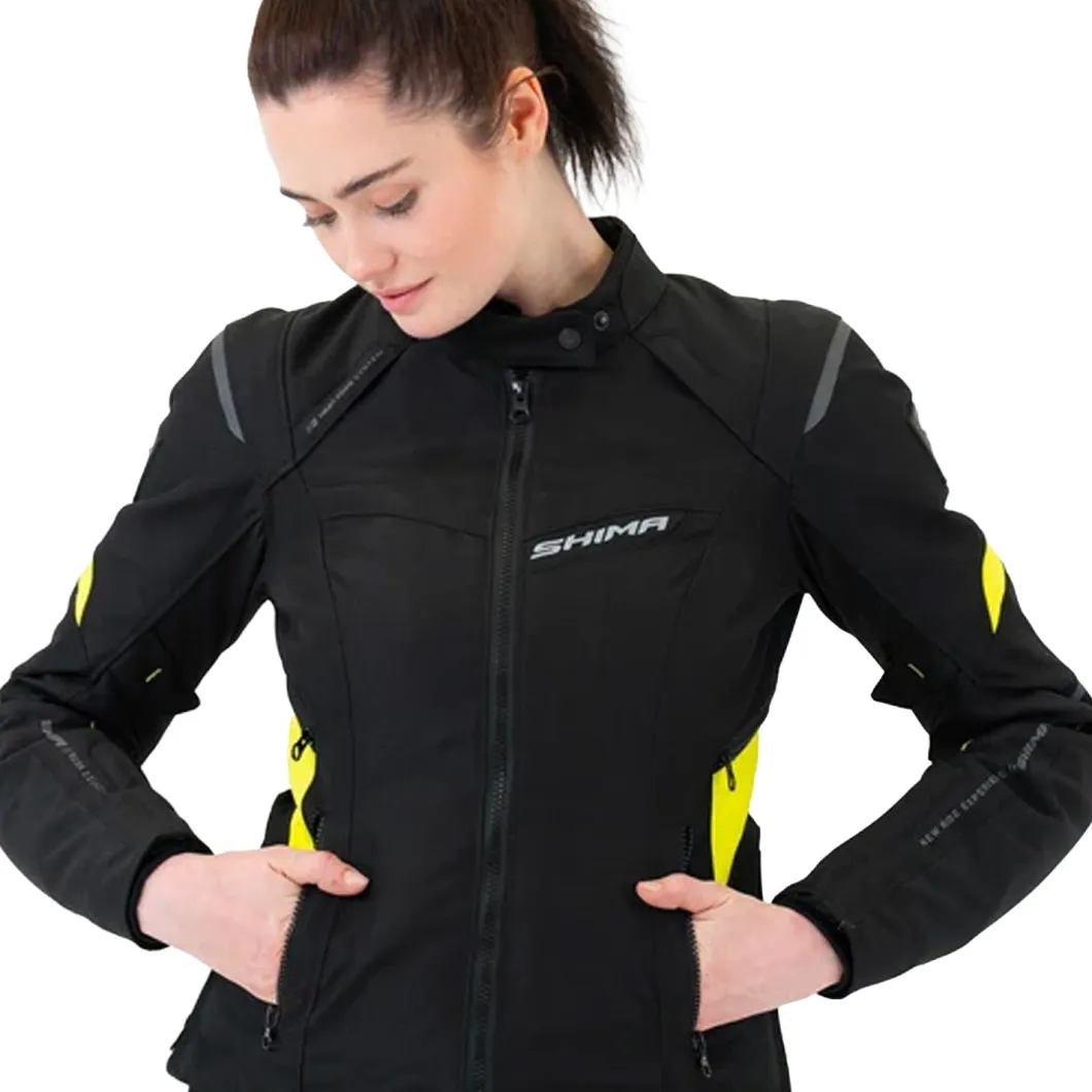 SHIMA RUSH 2.0 LADY Fluorescent Motorcycle Jacket