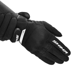 SHIMA SONIC GUANTI MOTO PELLE DONNA NERO BIANCO