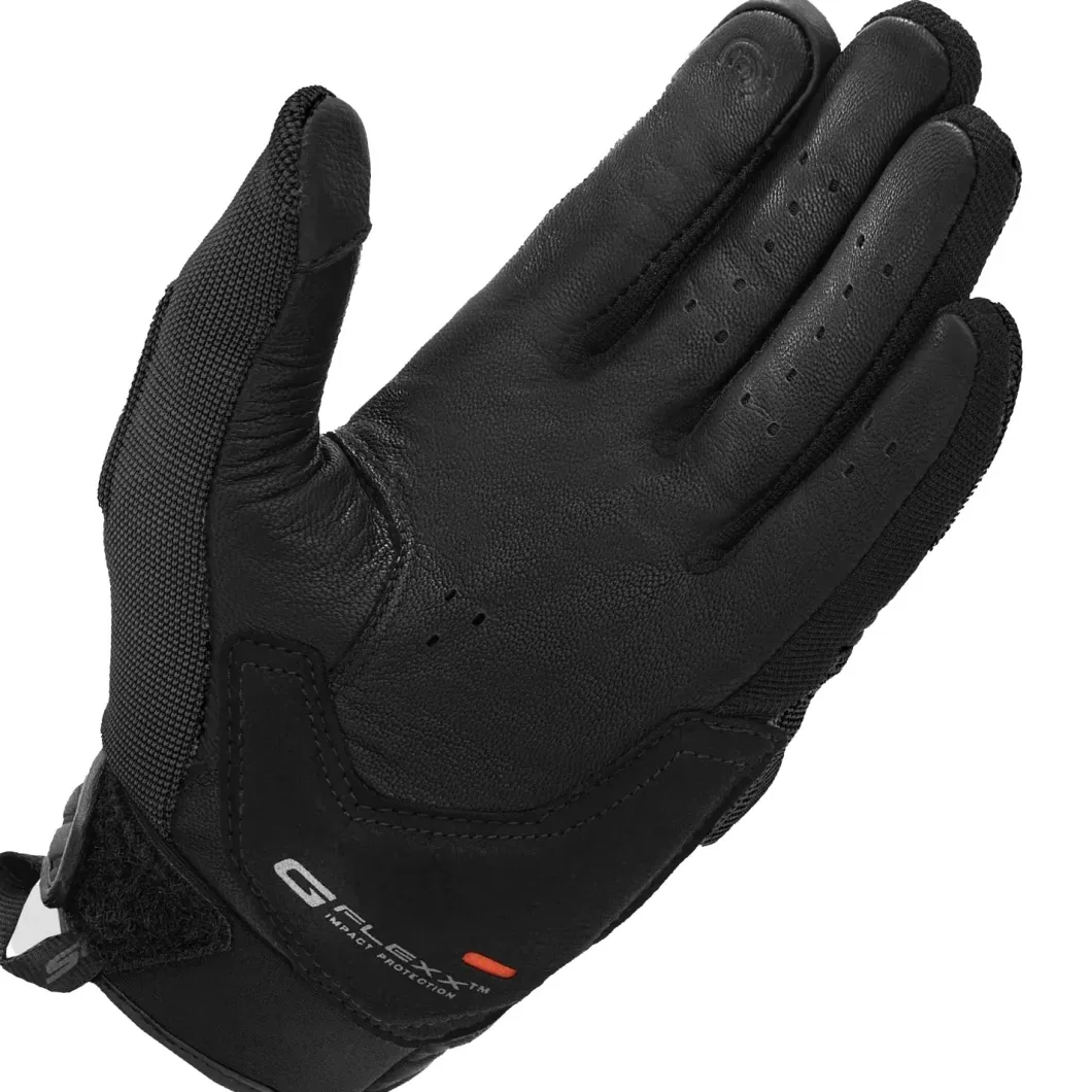 SHIMA SONIC GUANTI MOTO PELLE DONNA NERO BIANCO