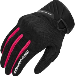 SHIMA SONIC LADY GUANTI DA MOTO IN PELLE DONNA NERO ROSA
