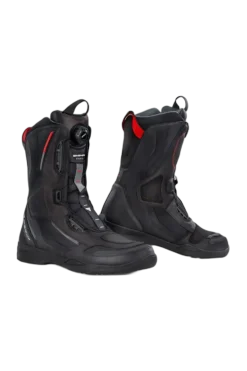 SHIMA STRATO MEN'S URBAN MOTORCYCLE BOOTS BLACK RED