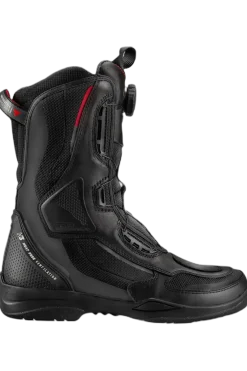 SHIMA STRATO MEN'S URBAN MOTORCYCLE BOOTS BLACK RED