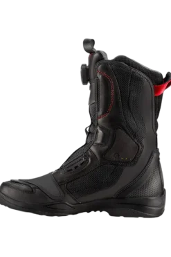SHIMA STRATO MEN'S URBAN MOTORCYCLE BOOTS BLACK RED
