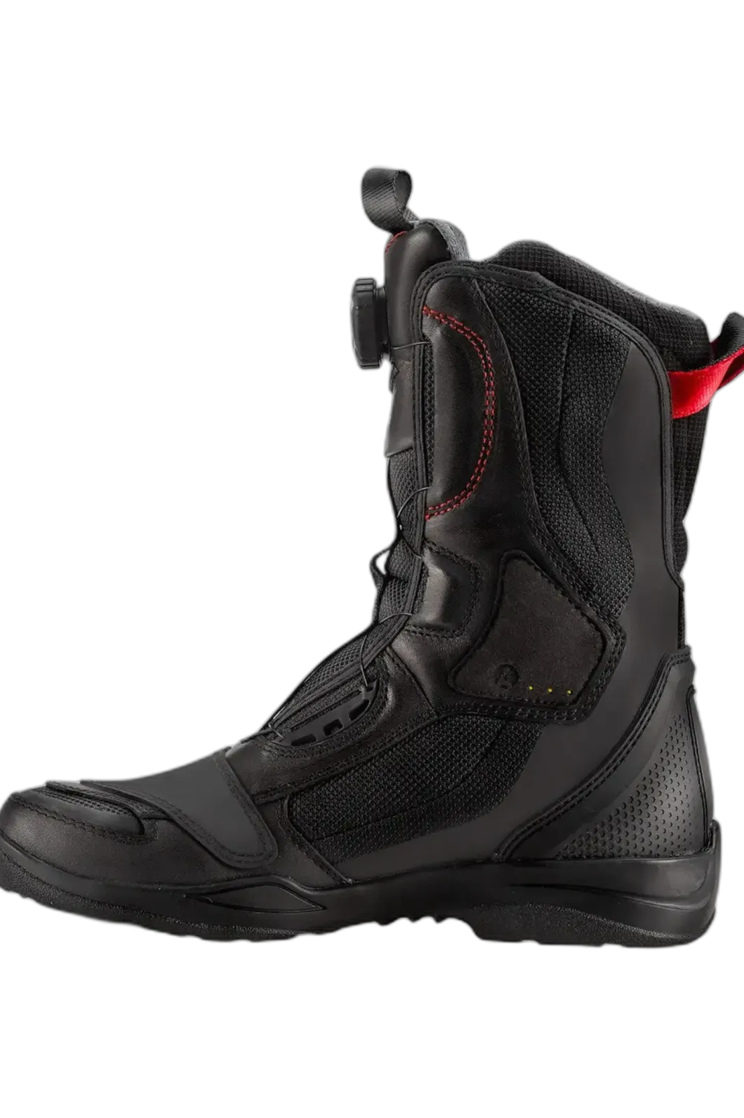 SHIMA STRATO MEN'S URBAN MOTORCYCLE BOOTS BLACK RED
