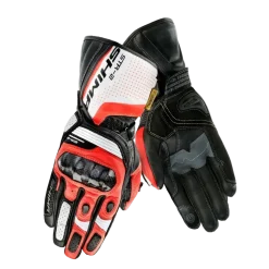 SHIMA STR-2 SHORT RACING GLOVES BLACK RED