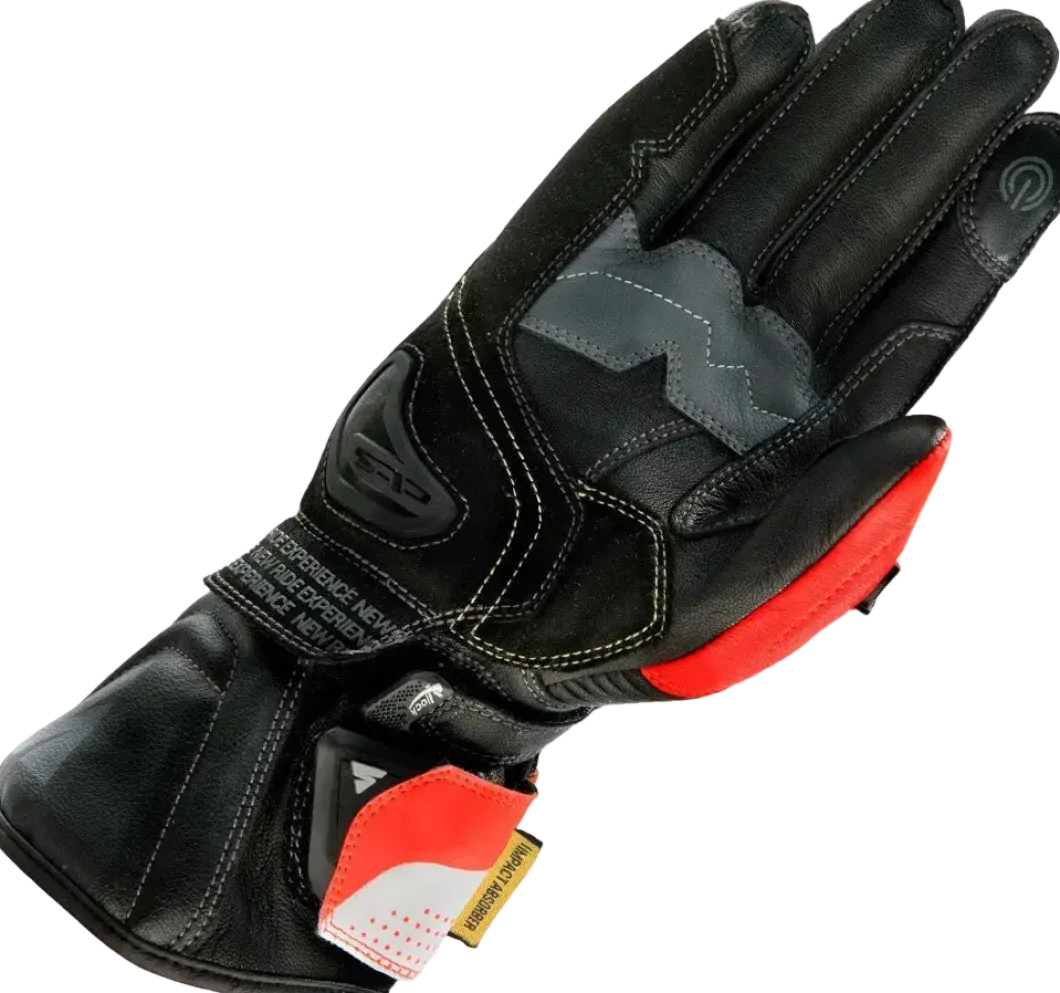 SHIMA STR-2 SHORT RACING GLOVES BLACK RED