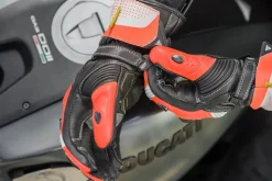 SHIMA STR-2 SHORT RACING GLOVES BLACK RED