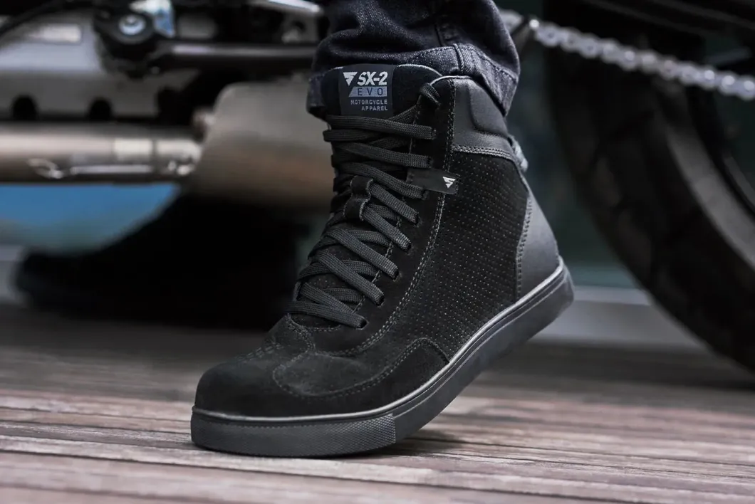 SHIMA SX-2 EVO Men's Motorcycle Shoes Black