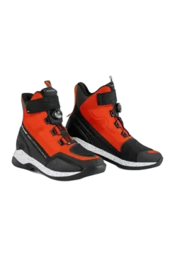 SHIMA TAKESHI MEN'S MOTORCYCLE BOOTS RED