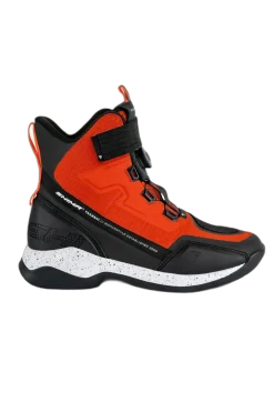 SHIMA TAKESHI MEN'S MOTORCYCLE BOOTS RED