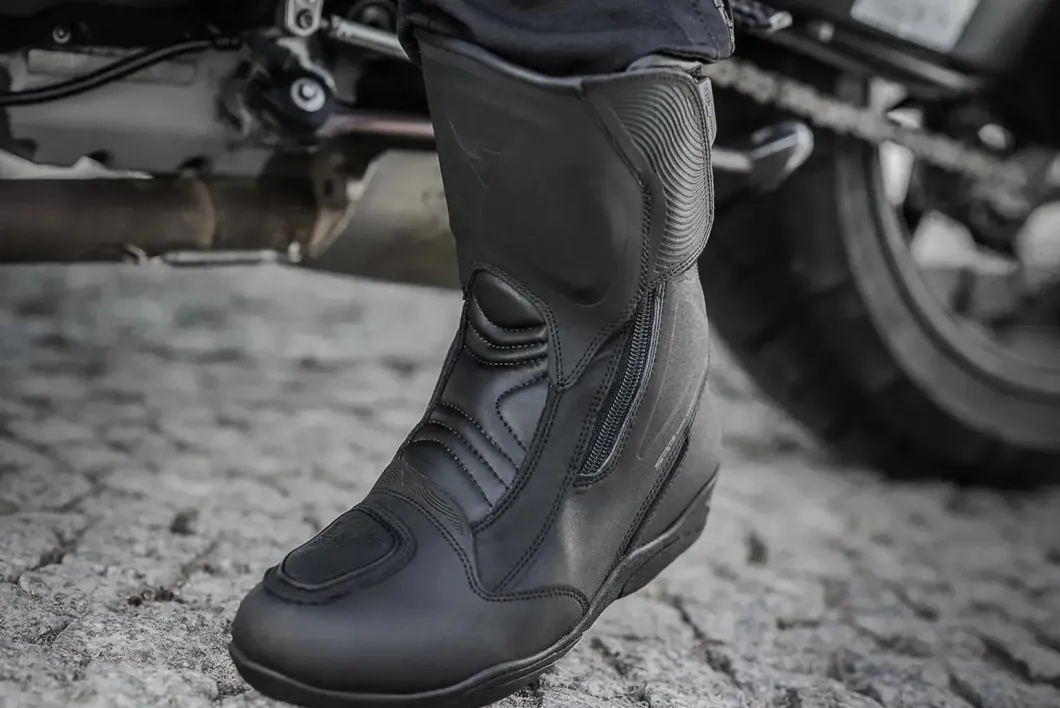 SHIMA TERRA WATERPROOF URBAN MOTORCYCLE BOOTS MEN'S BLACK