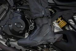 SHIMA TERRA WATERPROOF URBAN MOTORCYCLE BOOTS MEN'S BLACK