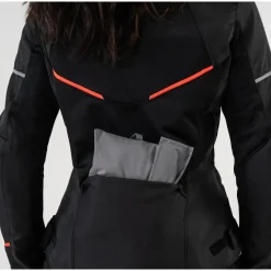 SHIMA X-MESH 2.0 GIACCA DA MOTO DONNA NERO ROSSO
