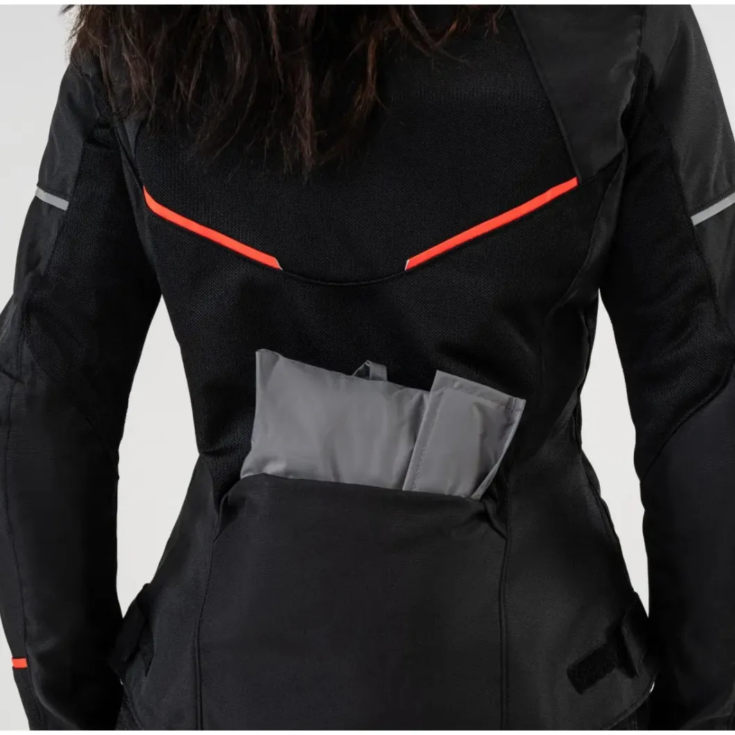 SHIMA X-MESH 2.0 GIACCA DA MOTO DONNA NERO ROSSO