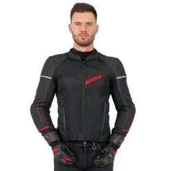 SHIMA X-MESH 2.0 GIACCA DA MOTO UOMO NERO