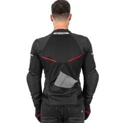 SHIMA X-MESH 2.0 GIACCA DA MOTO UOMO NERO