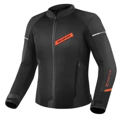 SHIMA X-MESH 2.0 GIACCA DA MOTO UOMO NERO ROSSO