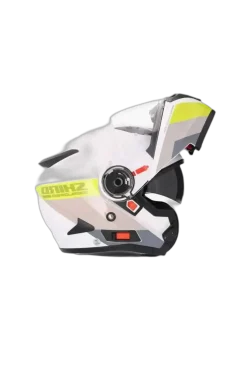 SHIRO EXPLORER MAVERICK Modular Motorcycle Helmets White Grey Yellow