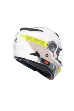 SHIRO EXPLORER MAVERICK Modular Motorcycle Helmets White Grey Yellow