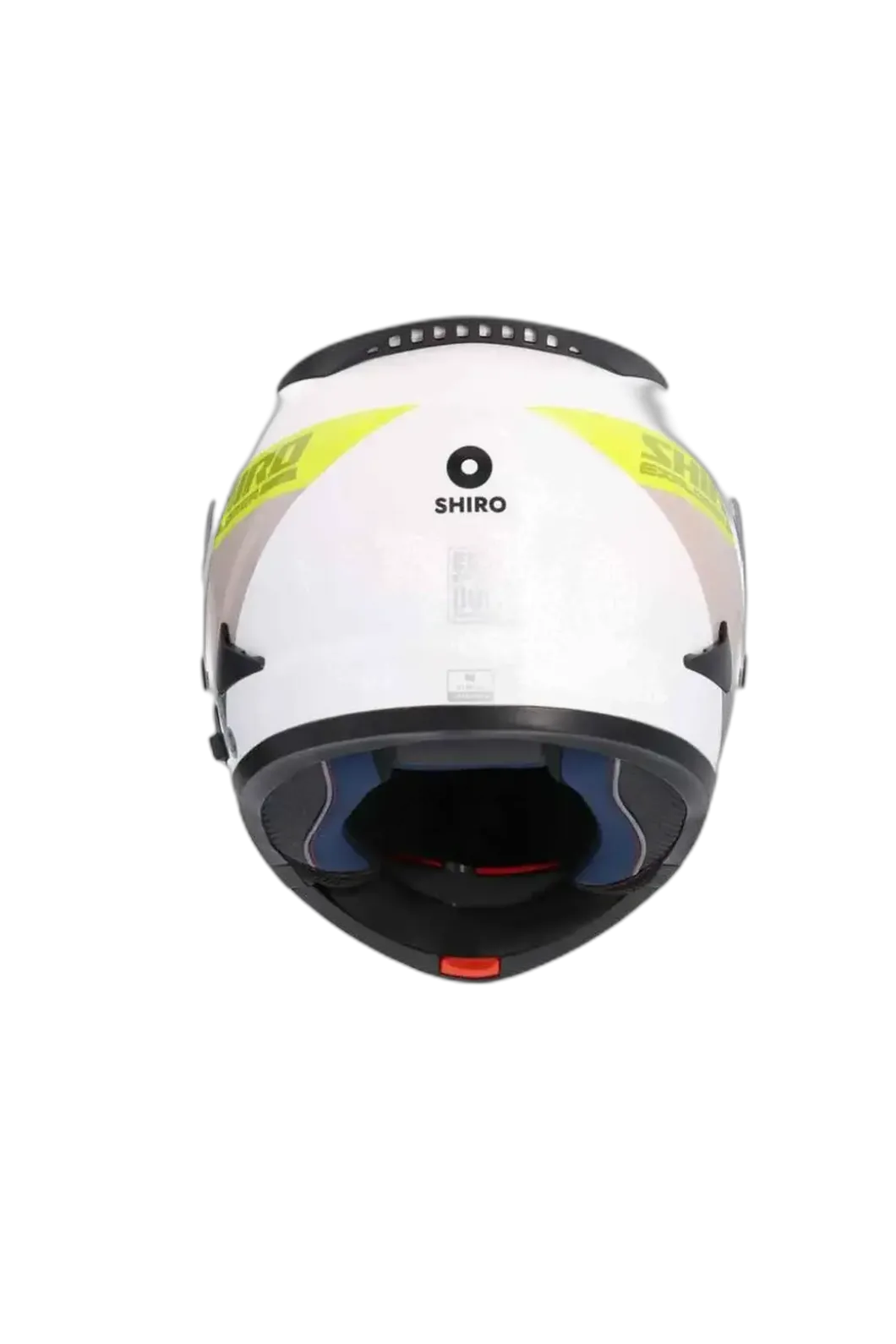 SHIRO EXPLORER MAVERICK Modular Motorcycle Helmets White Grey Yellow