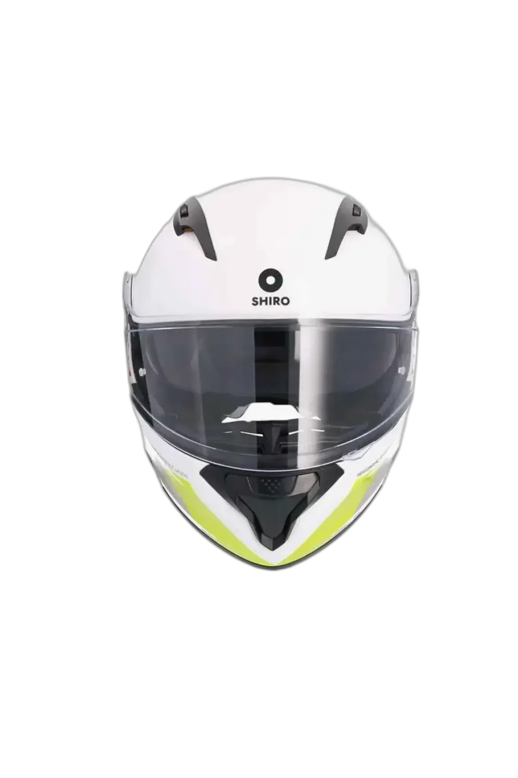 SHIRO EXPLORER MAVERICK Modular Motorcycle Helmets White Grey Yellow