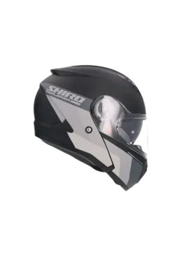 SHIRO EXPLORER MAVERICK Modular Motorcycle Helmets Matte Titanium