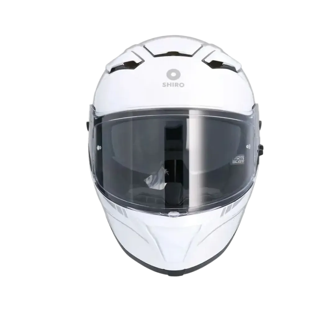 SHIRO FF950 Alpha Full Face Motorcycle Helmets Pearl White