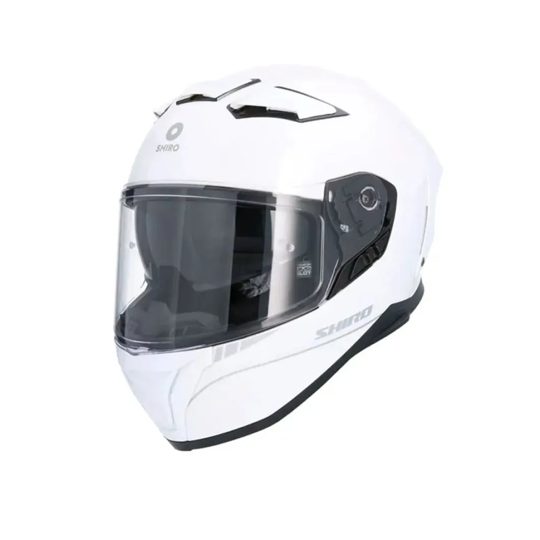 SHIRO FF950 Alpha Full Face Motorcycle Helmets Pearl White