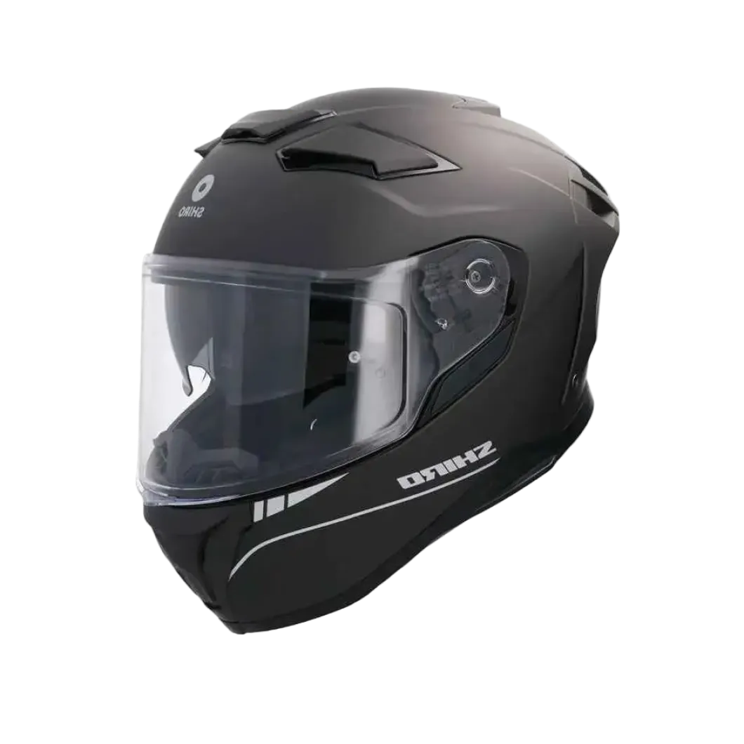 SHIRO FF939 Alpha Full Face Motorcycle Helmets Matte Black