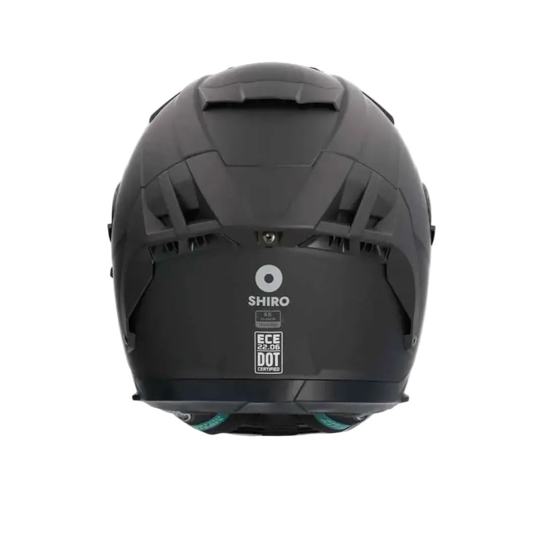 SHIRO FF939 Alpha Full Face Motorcycle Helmets Matte Black