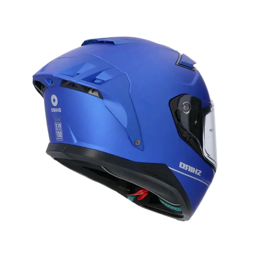 SHIRO FF939 Alpha Full Face Motorcycle Helmets Matte Blue