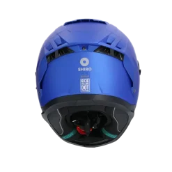 SHIRO FF939 Alpha Full Face Motorcycle Helmets Matte Blue