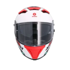 SHIRO FF939 Alpha Full Face Motorcycle Helmets Matte Red