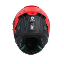 SHIRO FF939 Alpha Full Face Motorcycle Helmets Matte Red