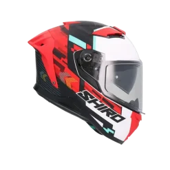 SHIRO FF939 Alpha Full Face Motorcycle Helmets Matte Red