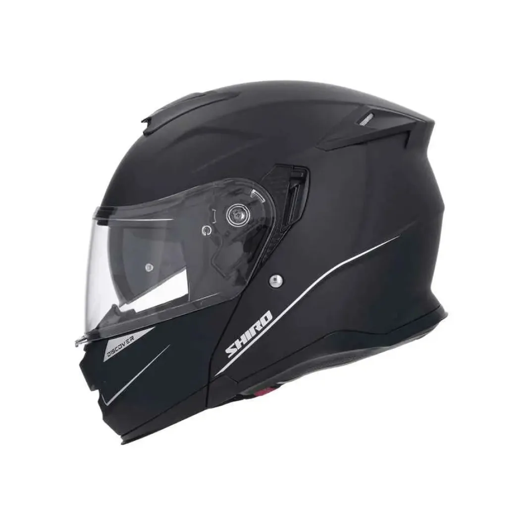 SHIRO FF950 DISCOVER Modular Motorcycle Helmets Matte Black